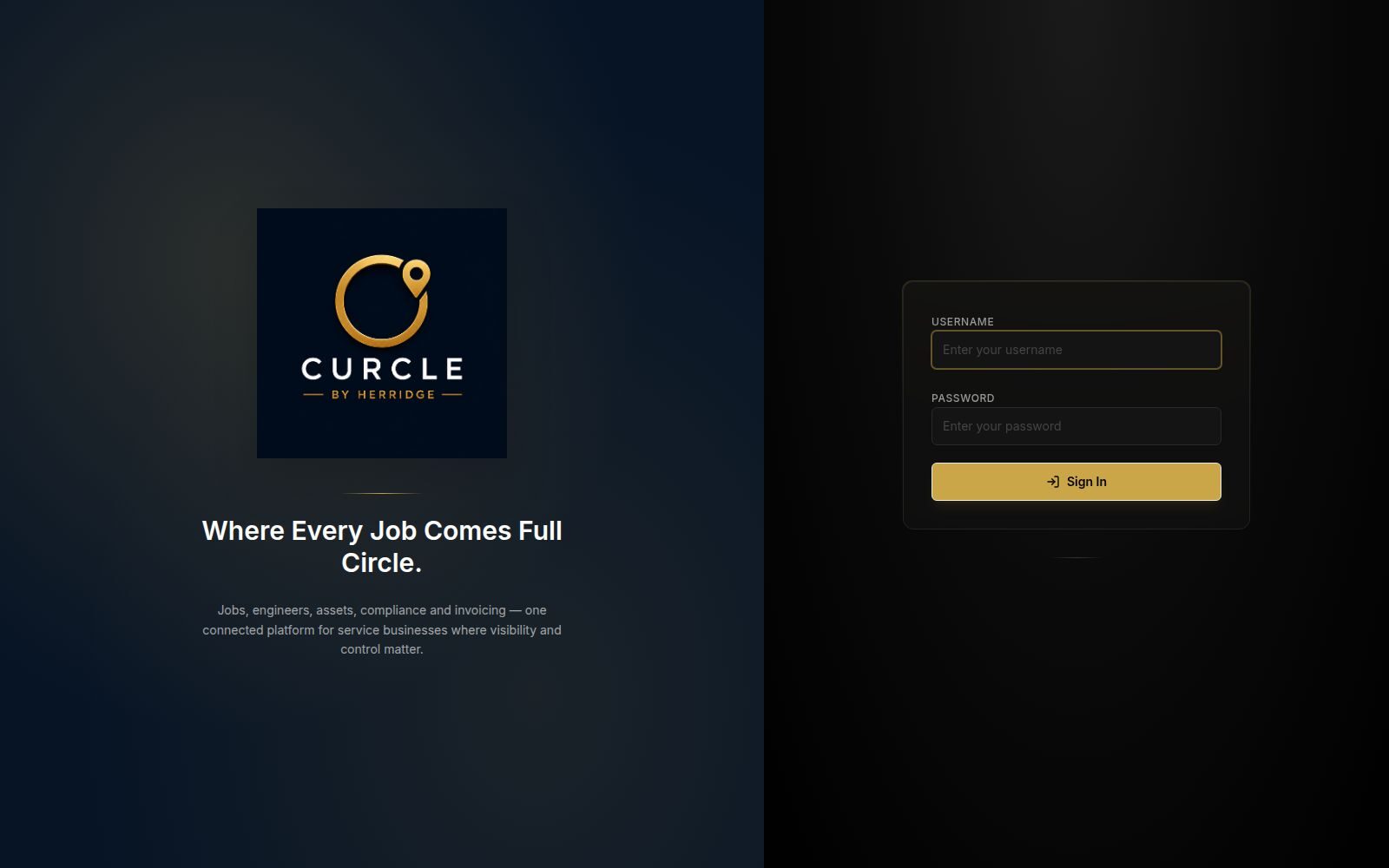 Curcle compliance dashboard